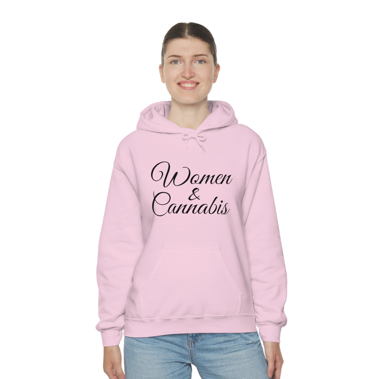 Unisex Women & Cannabis Heavy Blend™ Hooded Sweatshirt