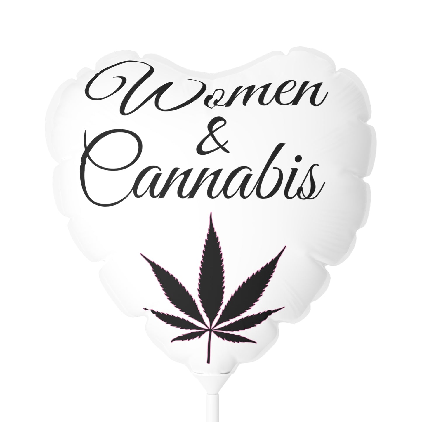 Balloon Women & Cannabis (Round and Heart-shaped), 11"