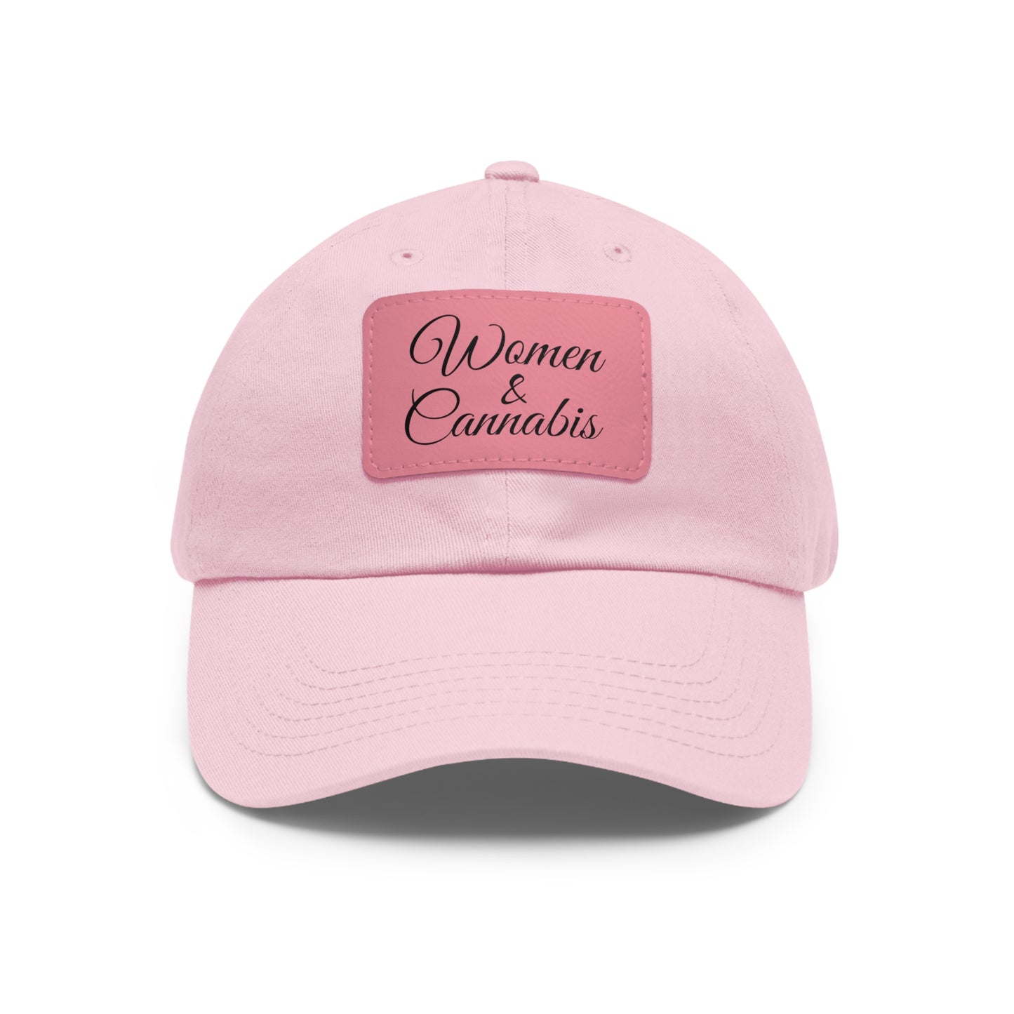Hat: Women & Cannabis with Leather Patch (Rectangle)