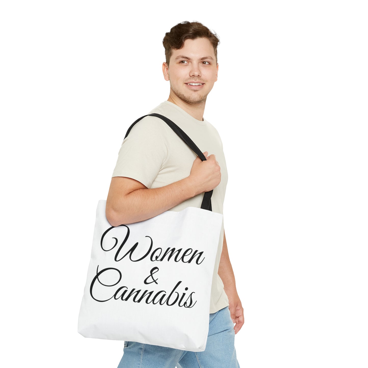 Tote Bag (AOP) Women & Cannabis